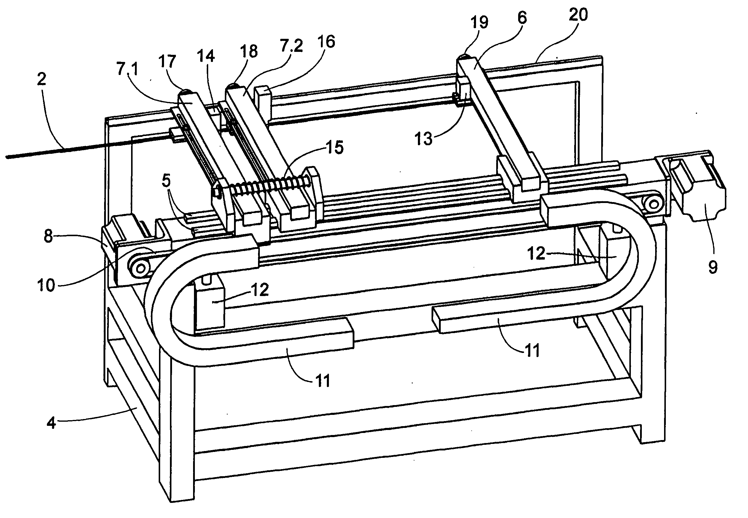 Apparatus and method for aligning and fixing ribbon on a solar cell