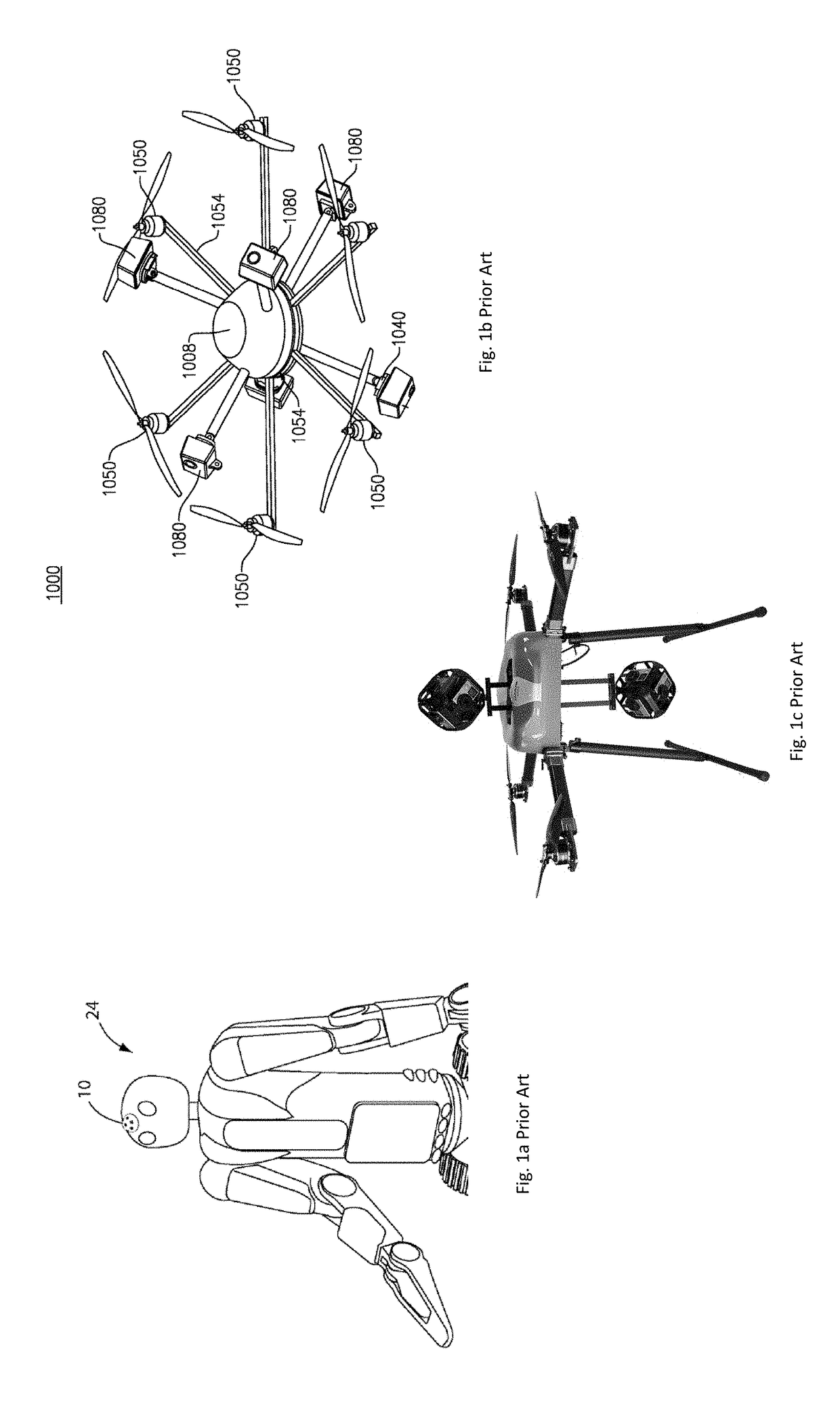 Method and apparatus for an unmanned aerial vehicle with a 360-degree camera system