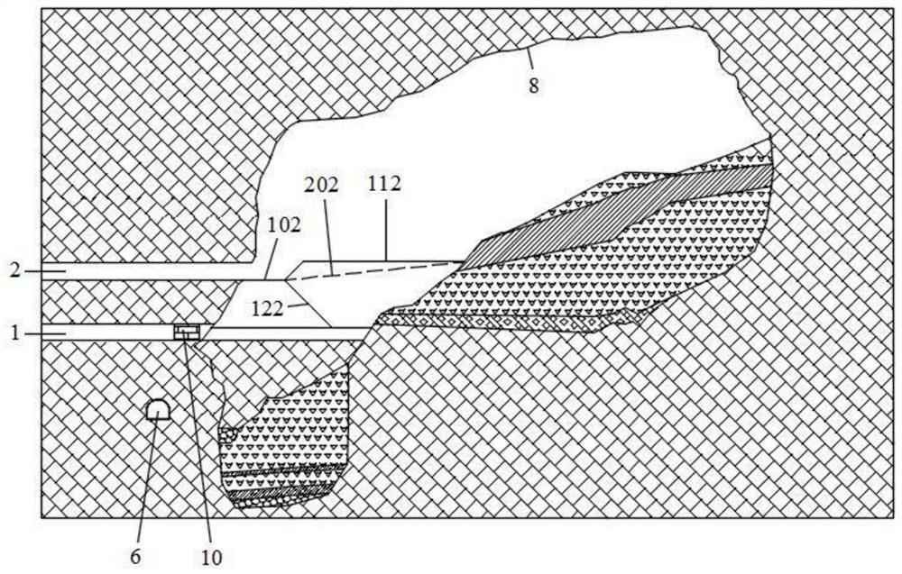 Construction method of backfilling base of railway crossing giant karst cave