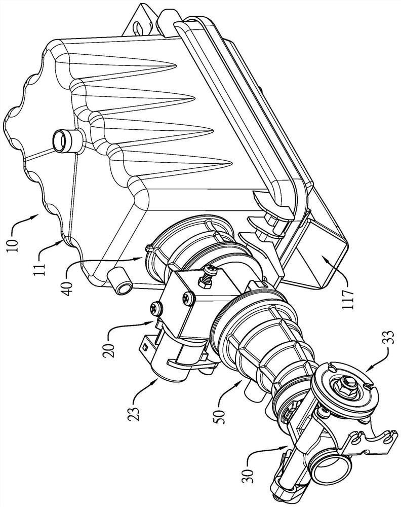 Single air inlet channel type air inlet adjusting structure