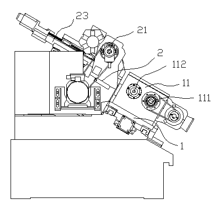 Multifunctional numerical control combined machine tool for machining shaft parts