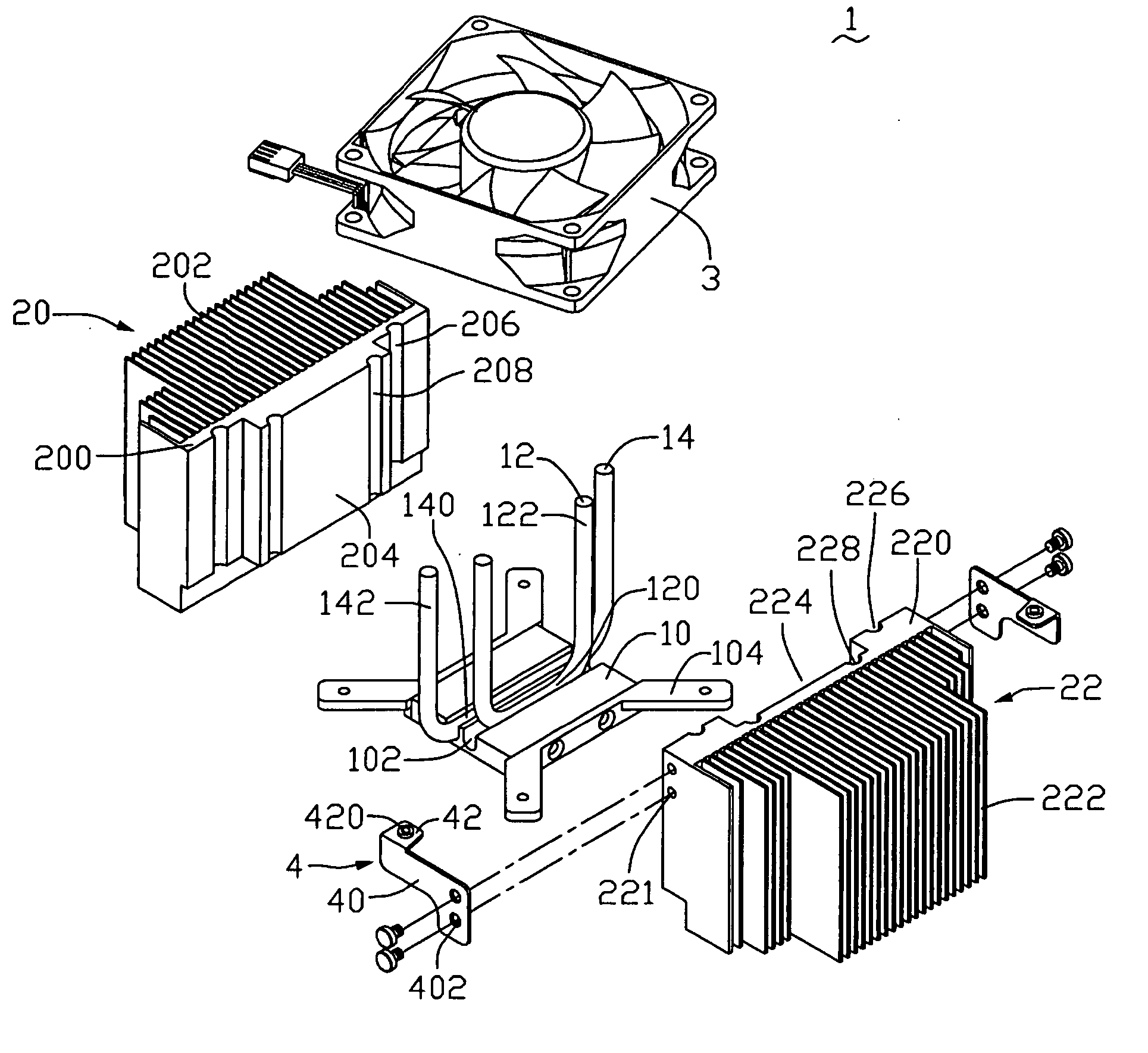 Heat dissipating device