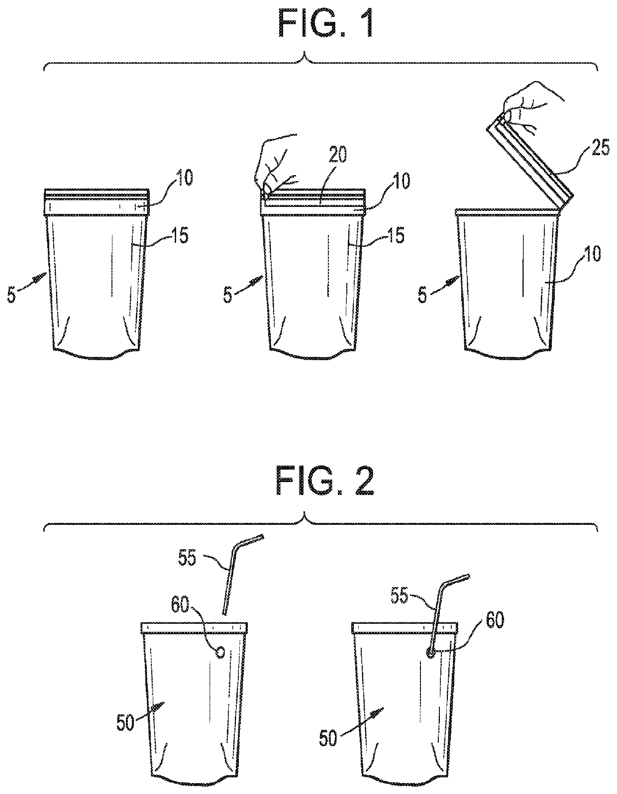 Partially coated films and packages formed from same