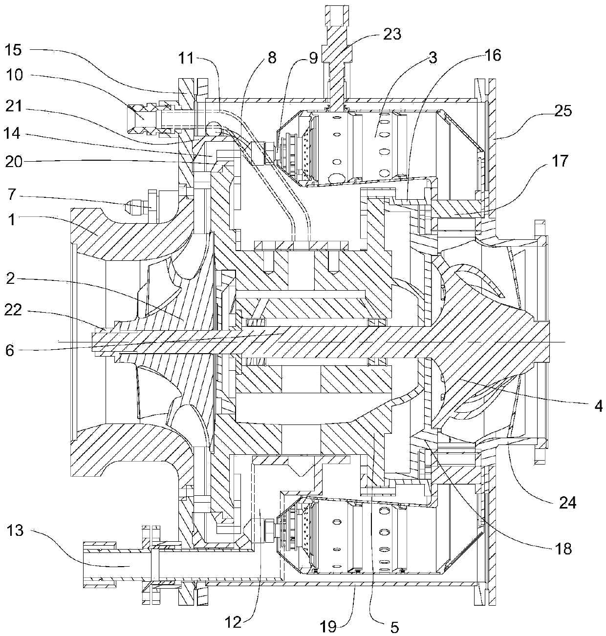 A compact micro gas turbine