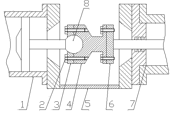 Structure of concrete delivery pump