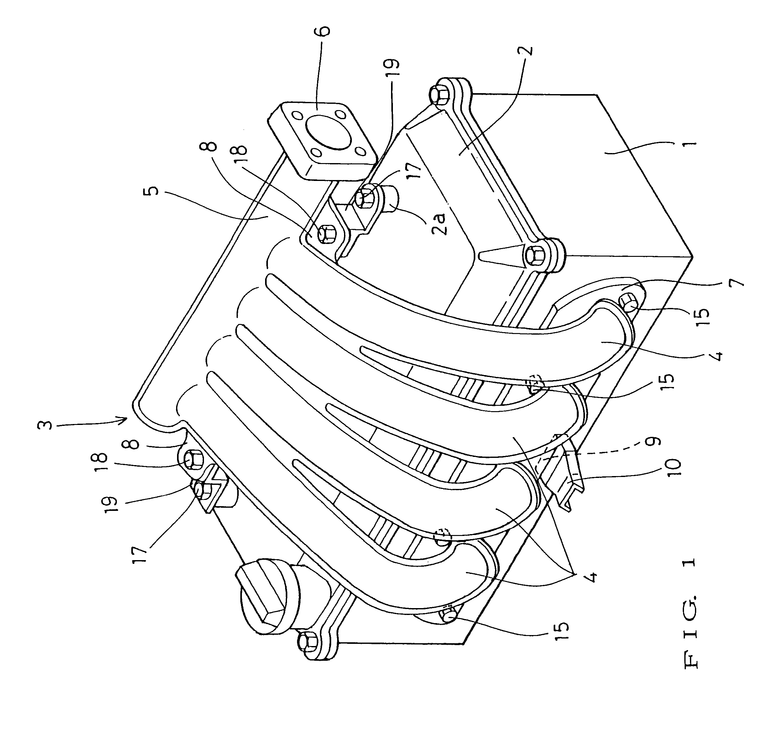 Installation structure of intake manifold