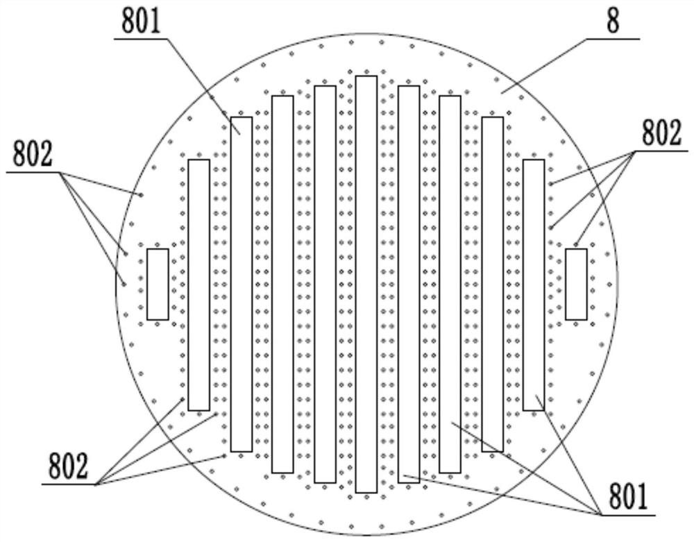 Liquid carbon dioxide spraying type pressure-variable temperature-control adsorption tower