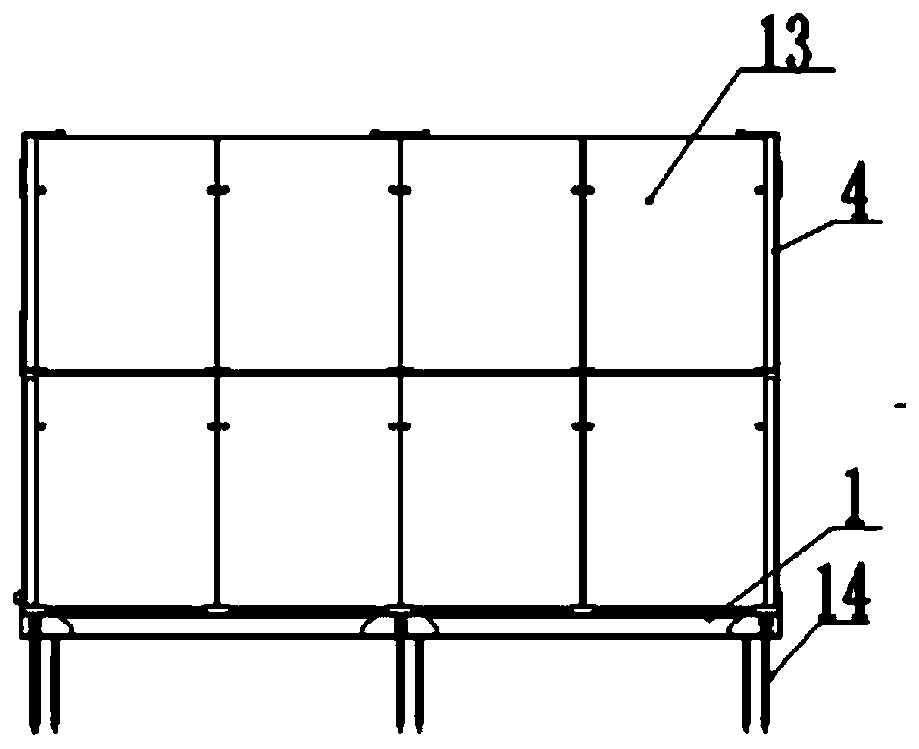 Explosion-proof wall suitable for field test conditions