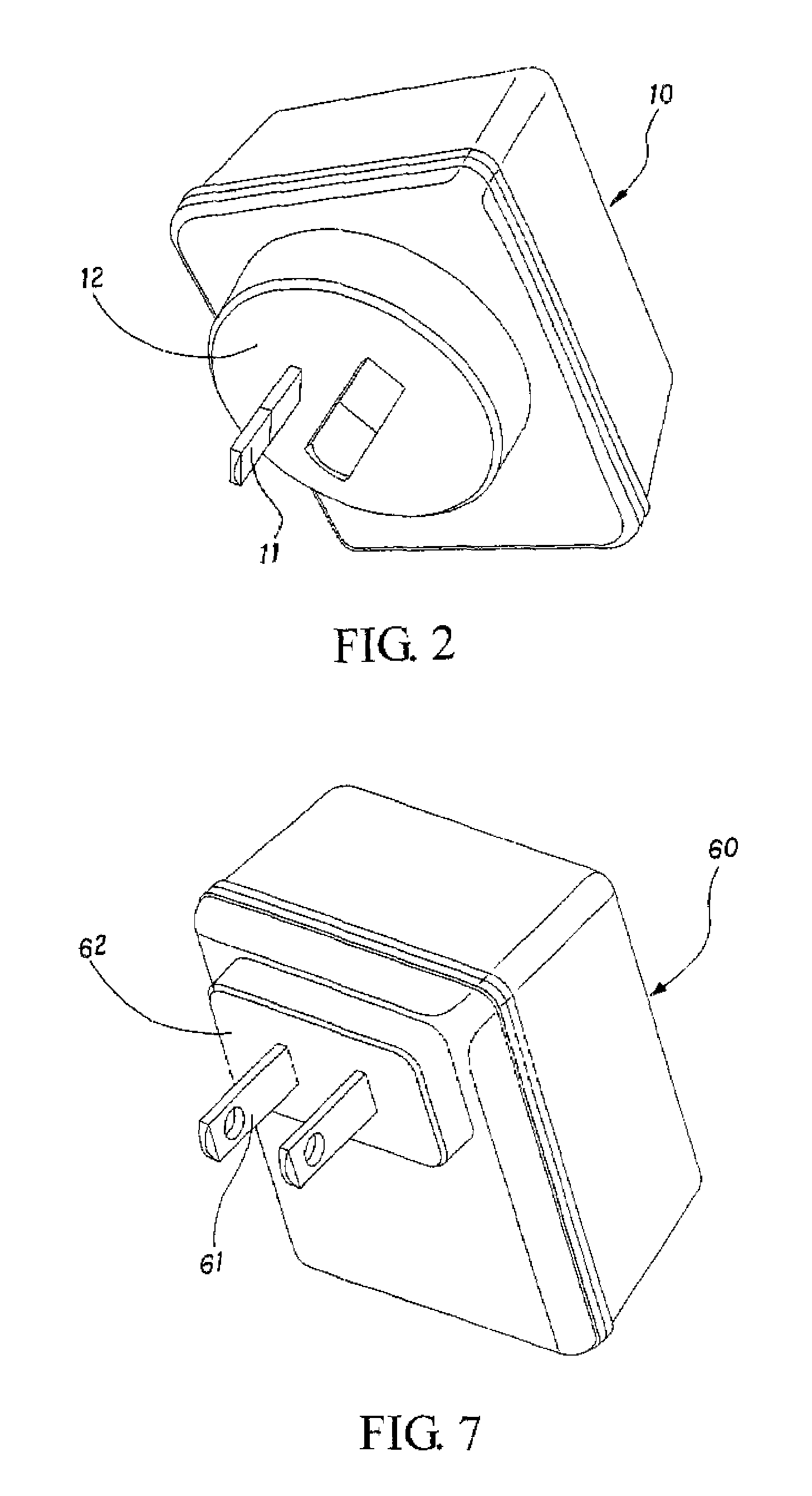 Power plugging device with a function of releasing charges from electric surges
