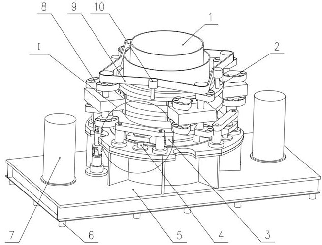 A vertical equal eccentricity inertial crusher