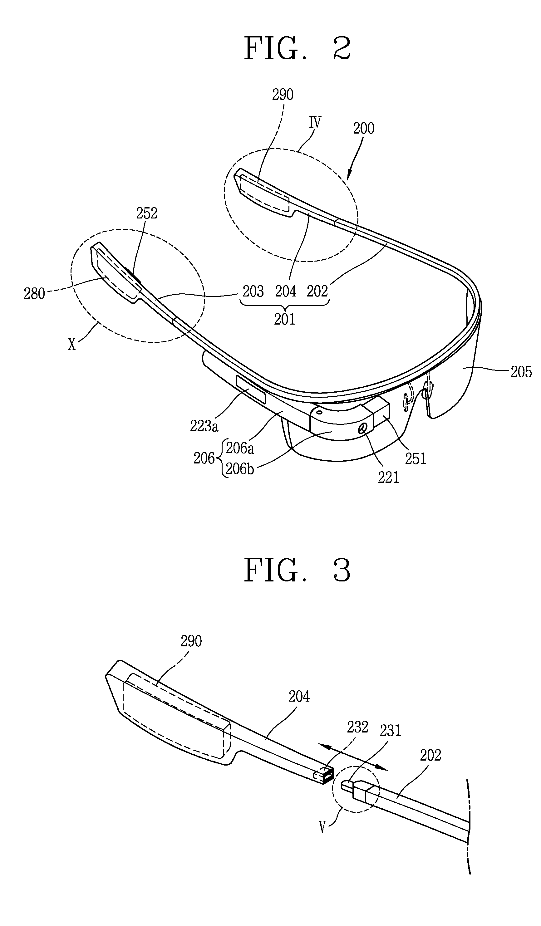 Glass type terminal