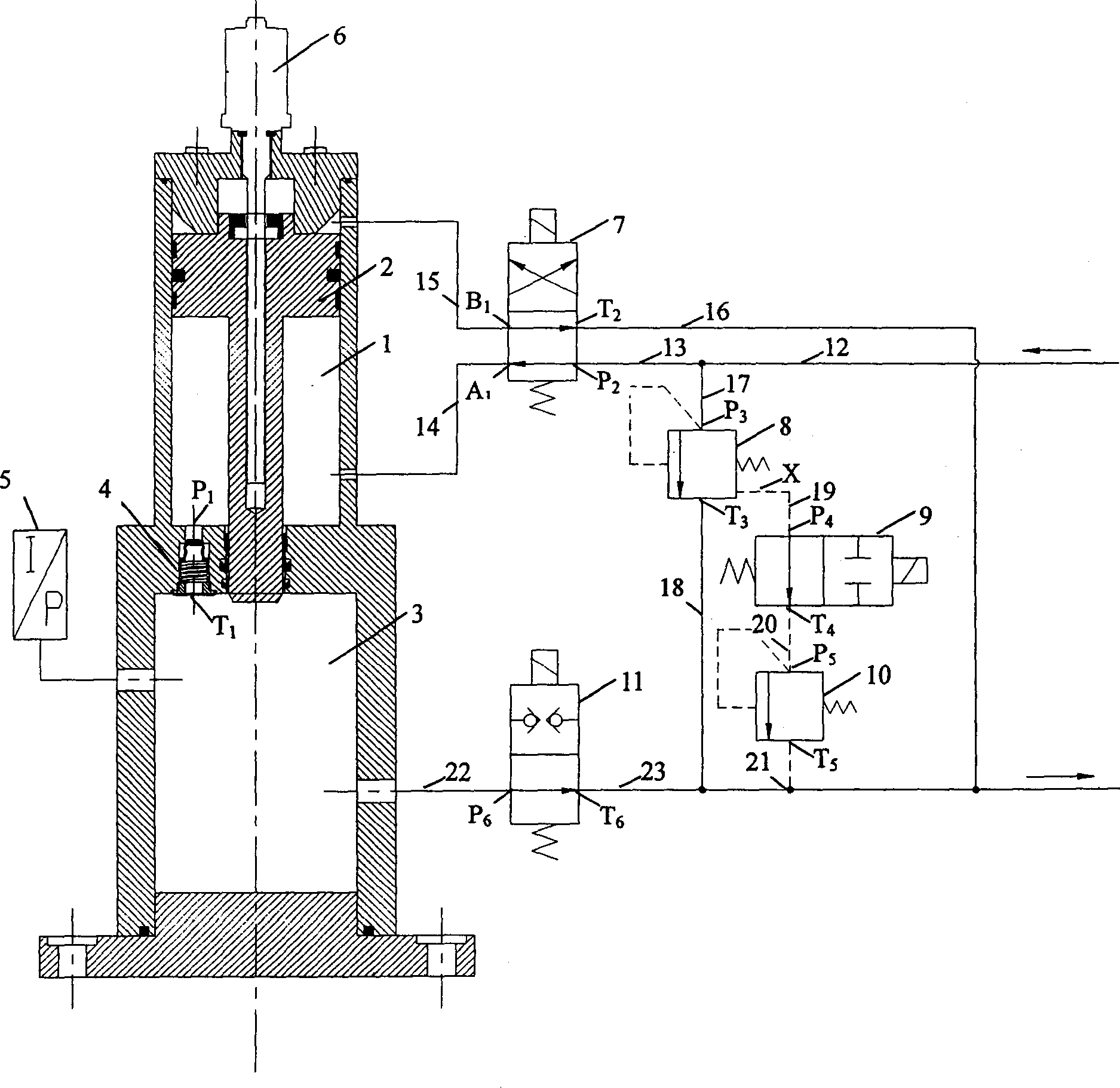 Oil elastic modulus detector based on volume elastic modulus definition