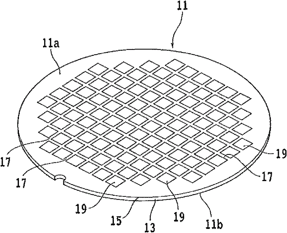 Processing method of optical device wafer