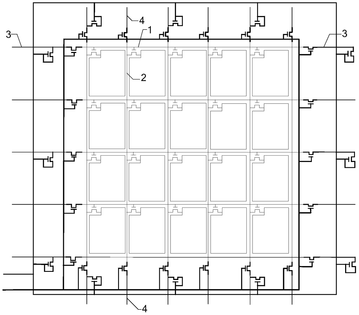 Array substrate, display device and driving method thereof