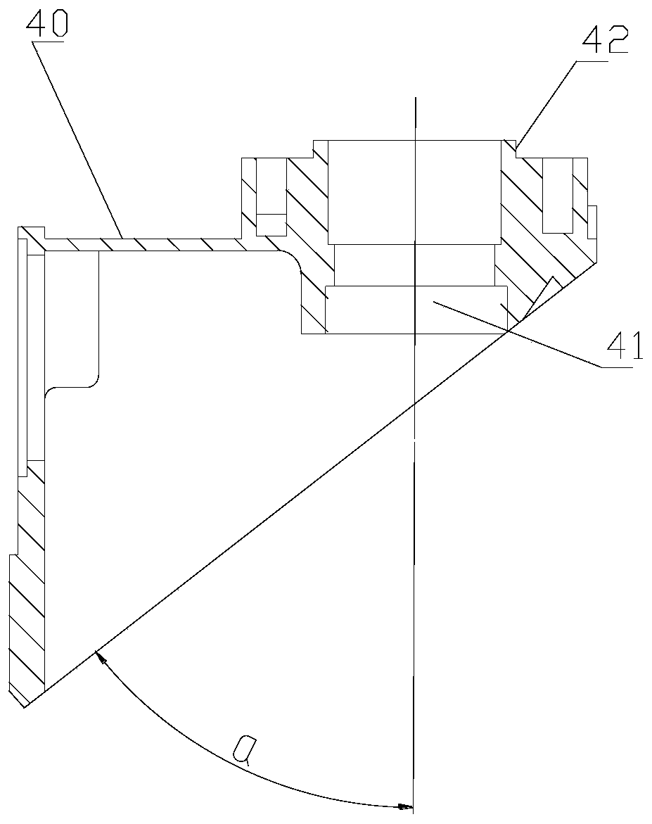 Checking fixture for wedge-shaped box cover of generator set