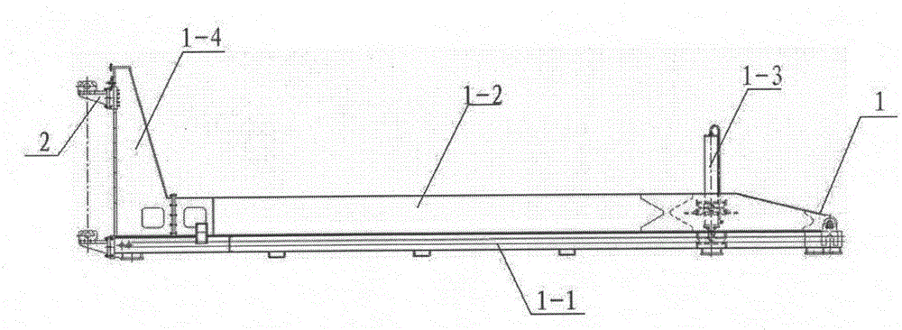 Test bed and method for simulated working condition of multistage hydraulic cylinder