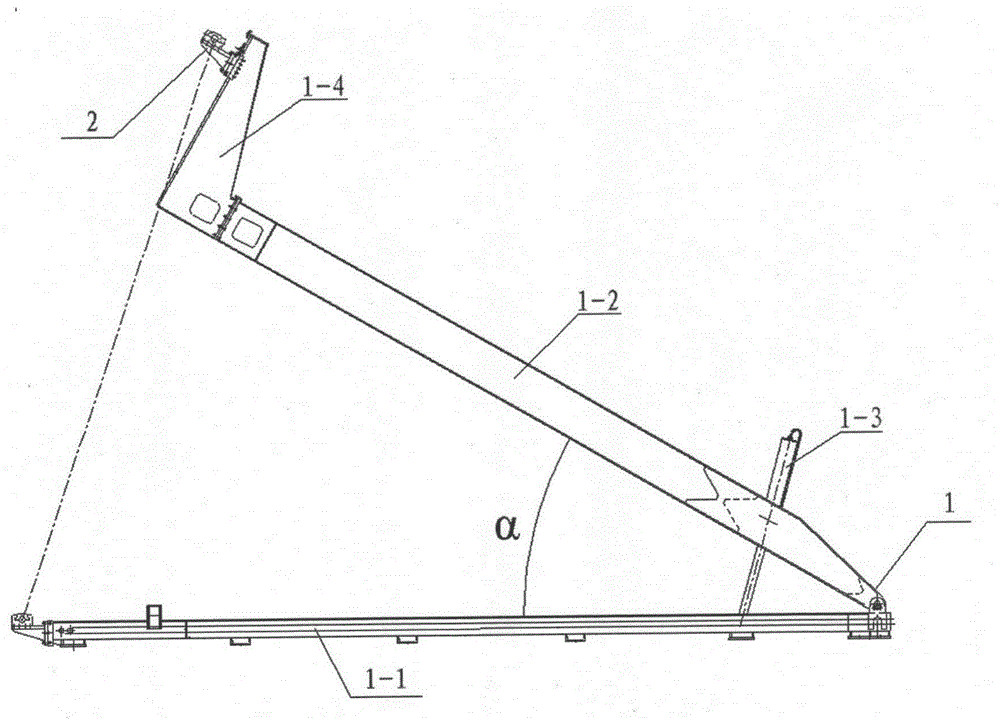 Test bed and method for simulated working condition of multistage hydraulic cylinder