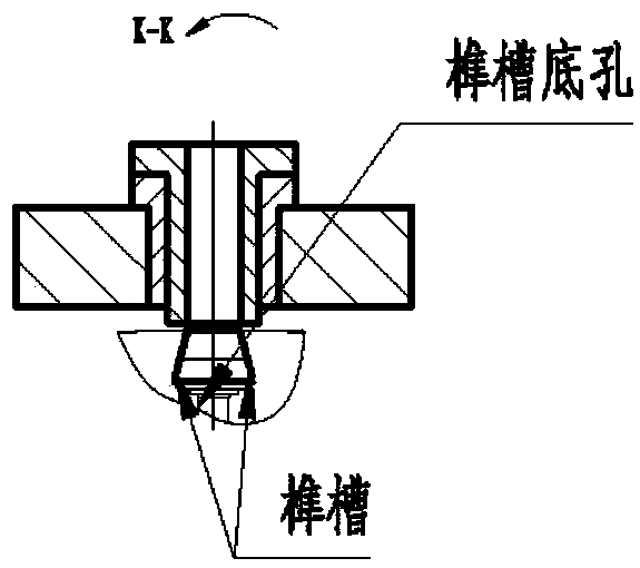 Turbine disk tenon and groove drilling device and turbine disk tenon and groove drilling method