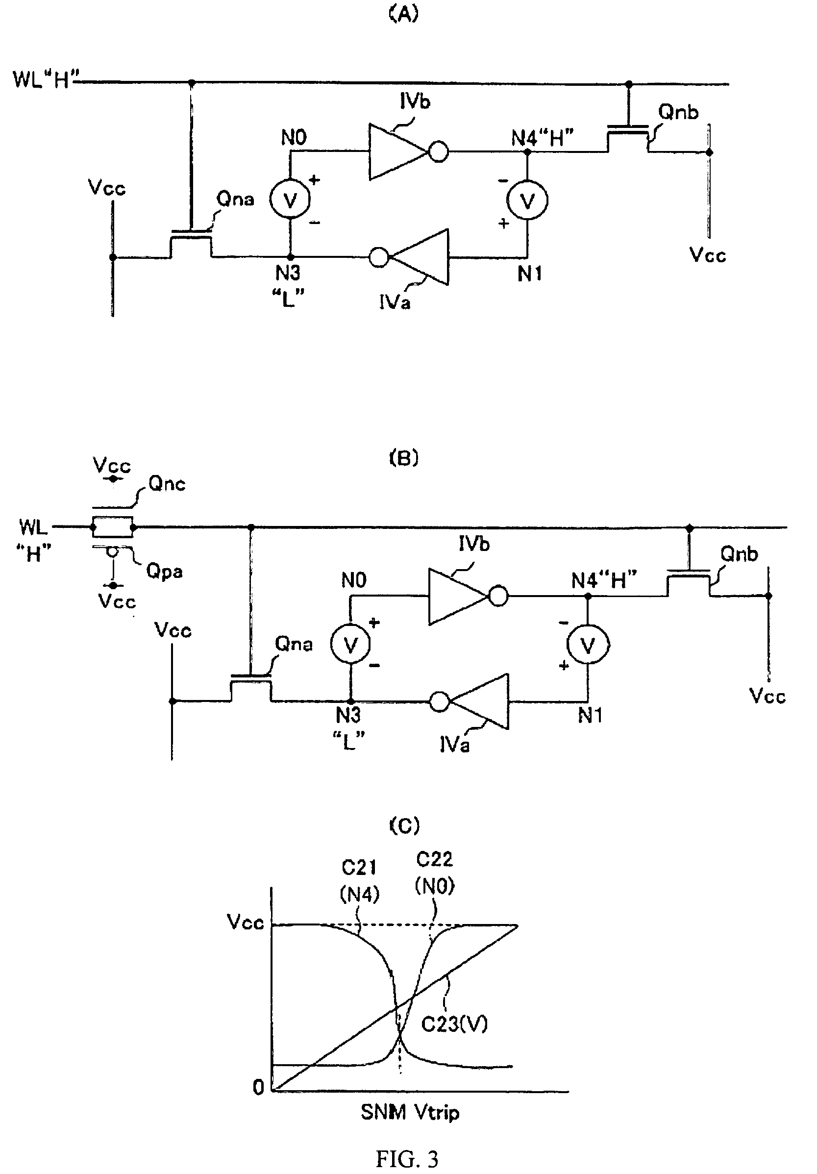 Static memory cell and SRAM device