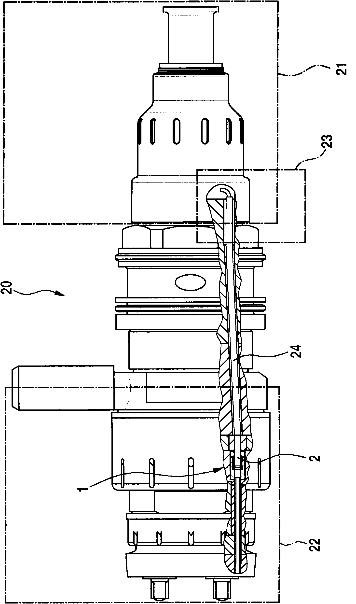 Electrical plug connector as a fuel injector contact for vibration-resistant applications