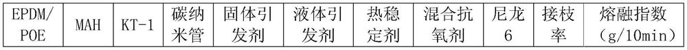 Toughening material for ultra-low temperature resistant injection molding grade nylon and preparation method thereof