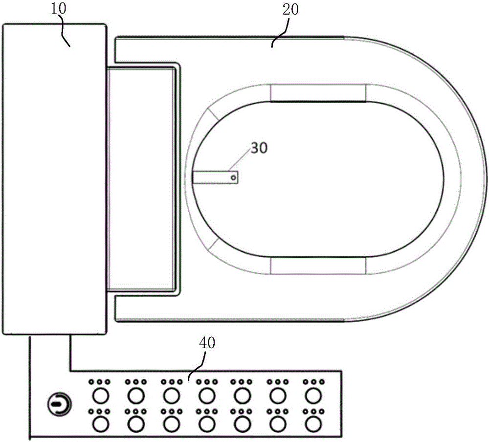 Button control method of intelligent toilet seat cover