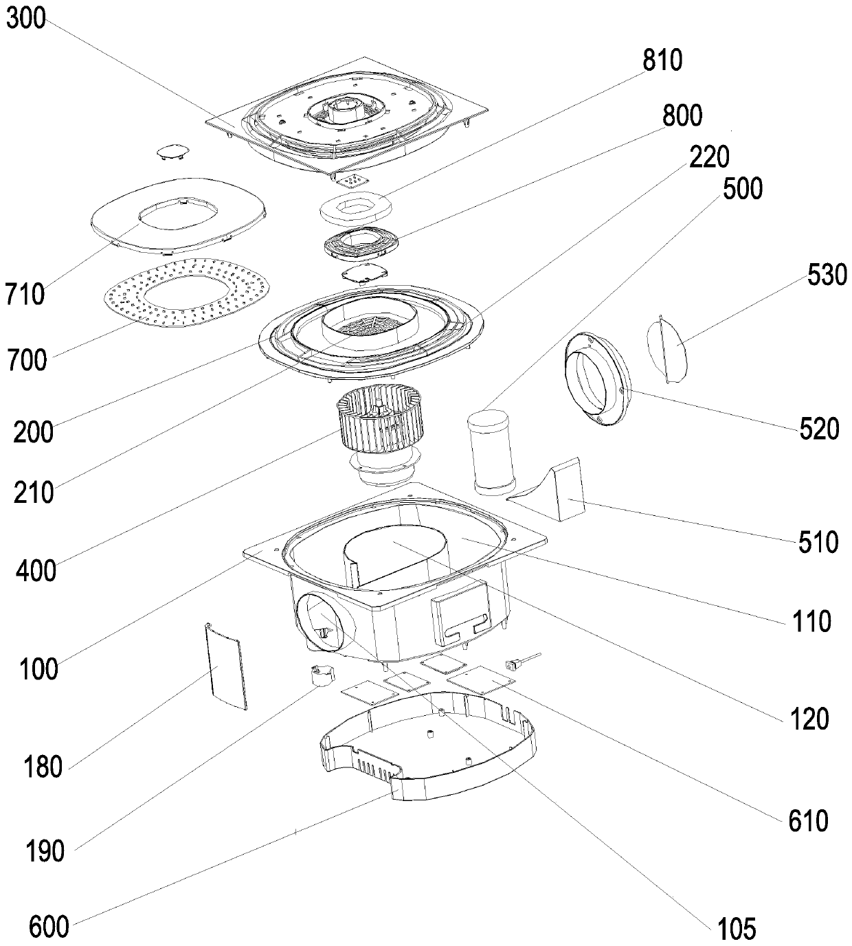 Ceiling type air purifier and air purification system