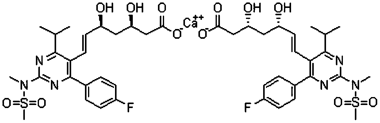 Method for preparing rosuvastatin and pitavastatin 2, 5-diene heptanoate compound