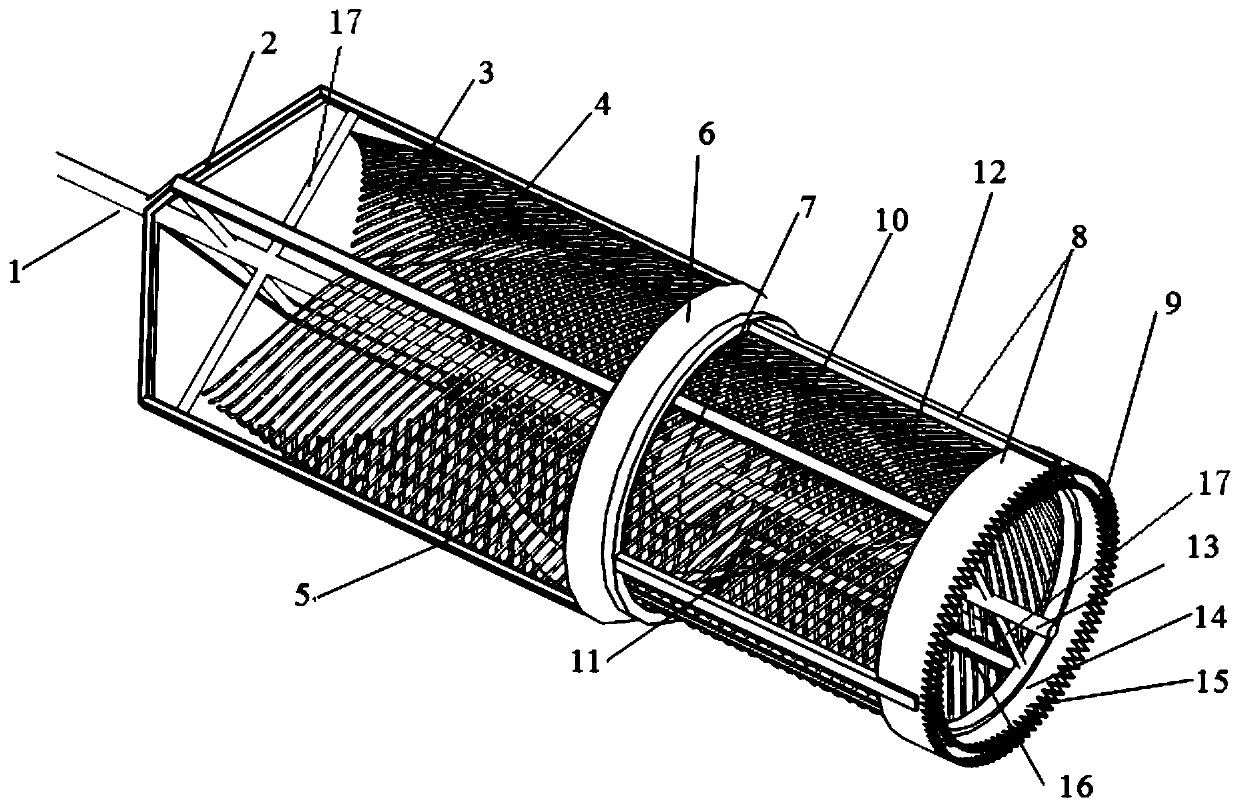 Two-stage drum potato harvester drum