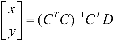 Least square positioning method based on minimum error propagation and optimization selection