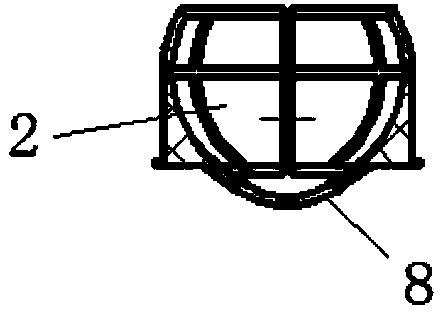 Ball connector structure for passenger car