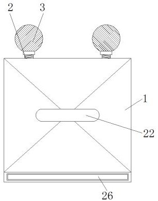 Internal space adjustable data processor box based on social security medical big data platform