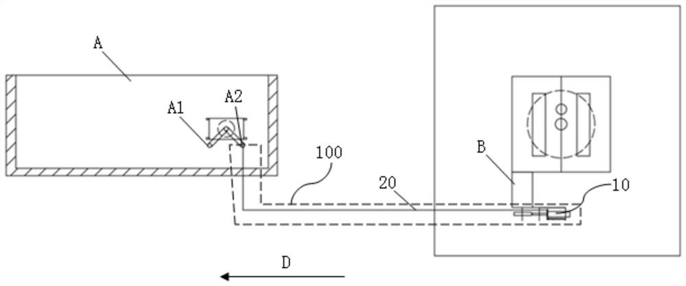 Device for realizing mechanical interlocking function among different operating mechanisms