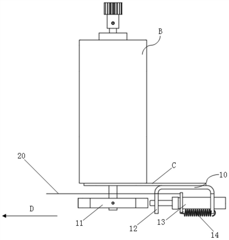 Device for realizing mechanical interlocking function among different operating mechanisms