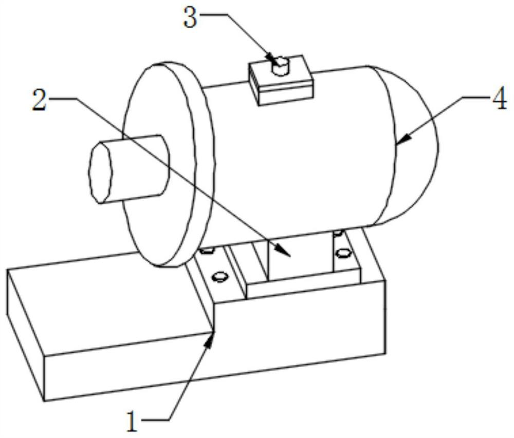 Convenient rotor oil injection structure of large-scale motor