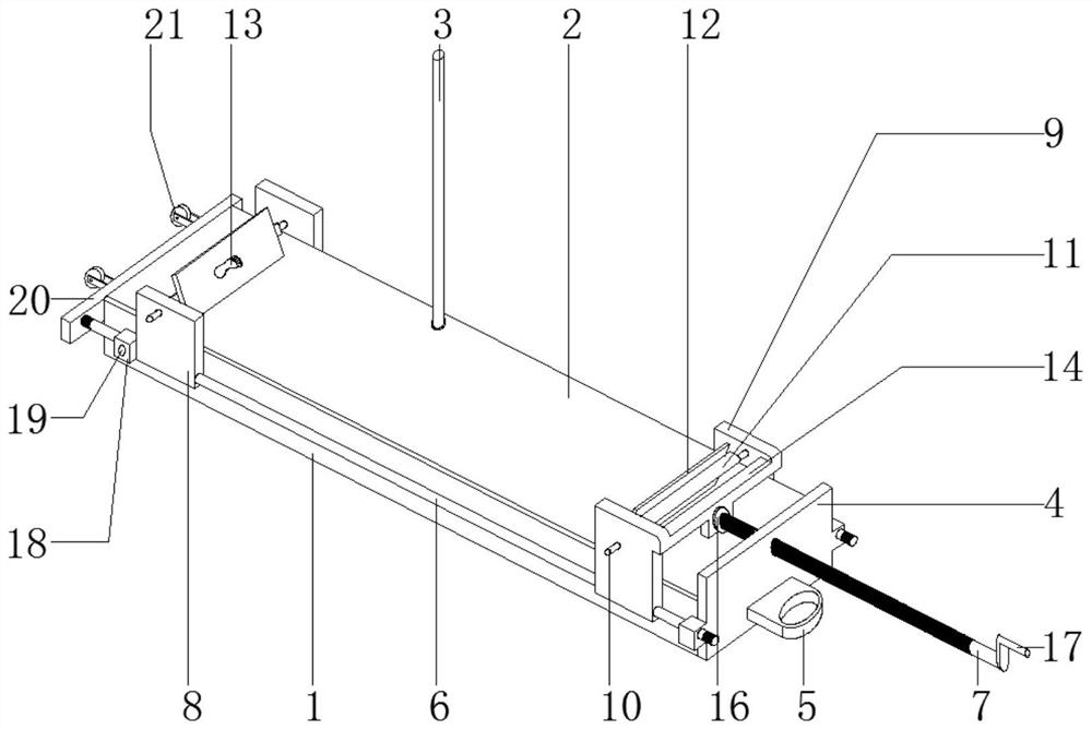 Leg pressing training device for sports dance