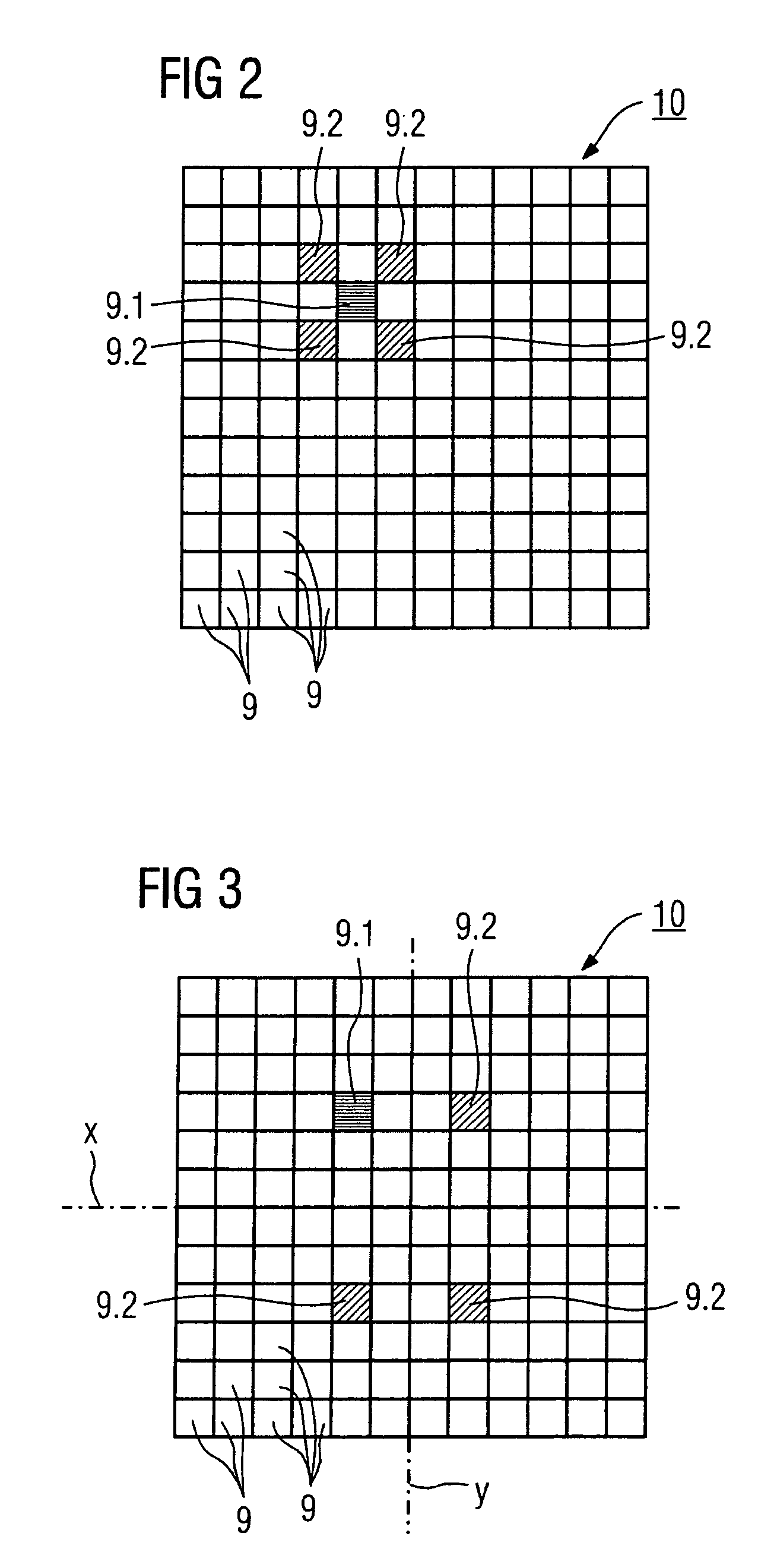 Solid-state detector and method for resetting residue charges by illumination in the case of a solid-state detector