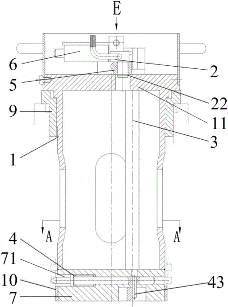 Engine cylinder hole seal groove diameter gauge