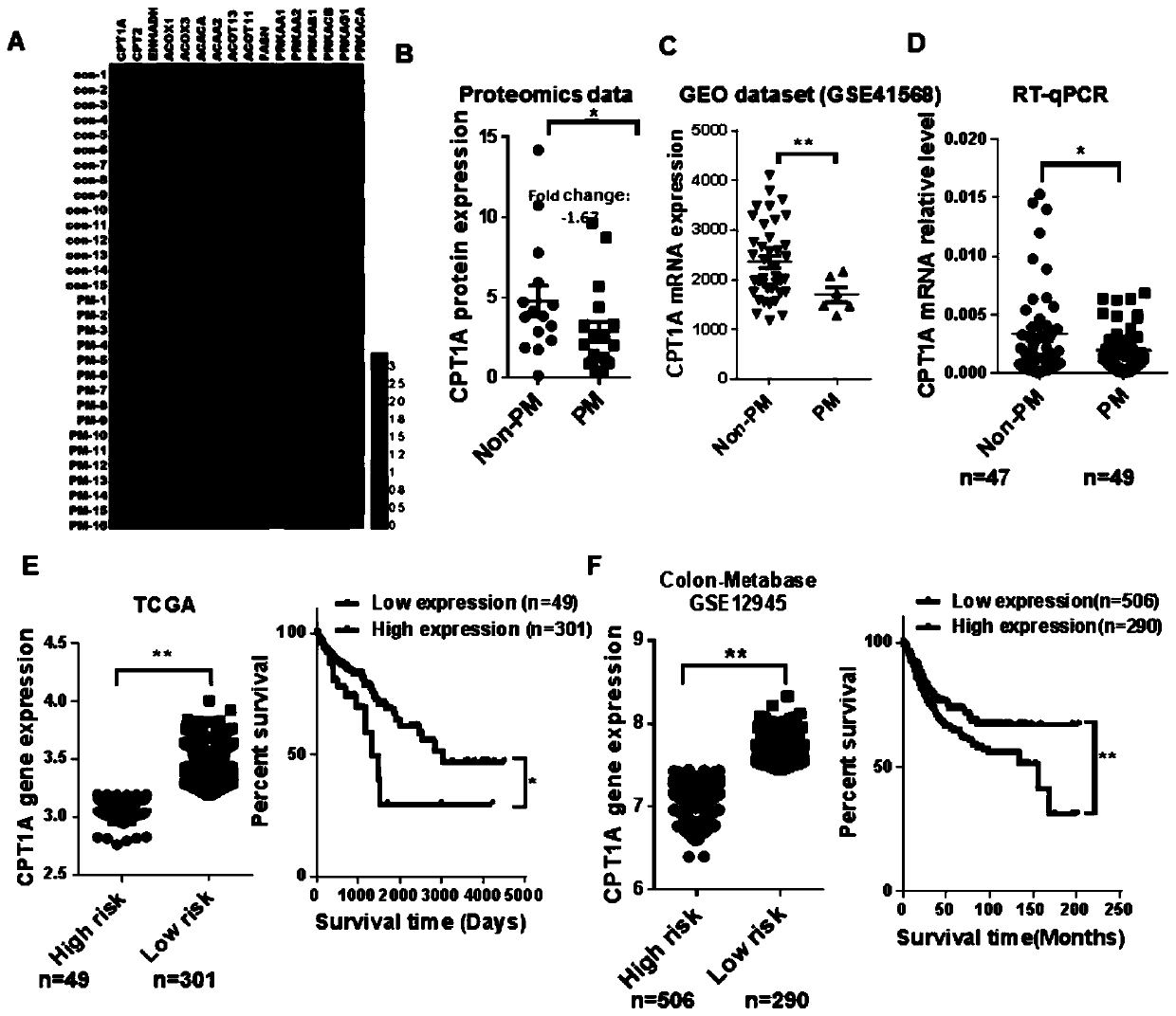 Application of fatty acid oxidation inhibitor in preparing medicine for treating colorectal cancer