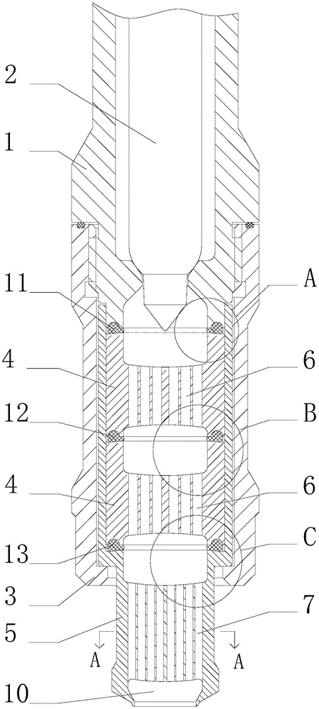 A kind of aseptic filling valve