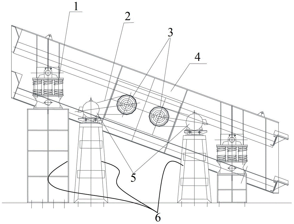 Vibrating screen operation detection device