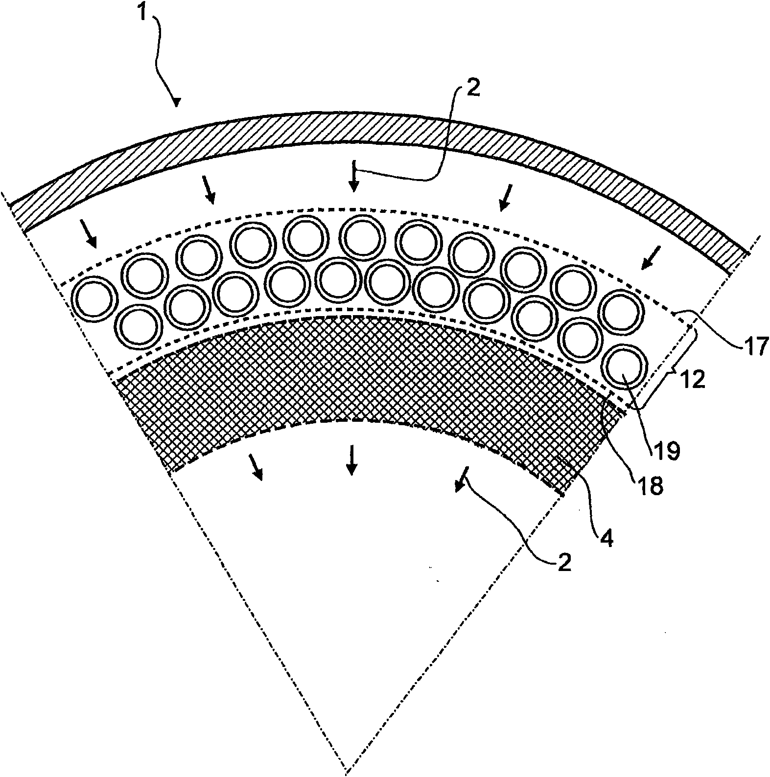 Reactor for carrying out a continuous oxide hydrogenation, and method