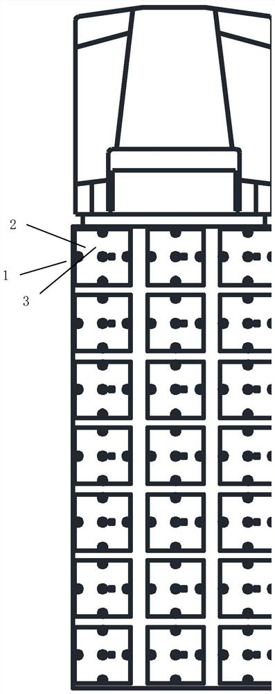 Noise reduction monitoring method for displacement in cargo compartment in transportation process