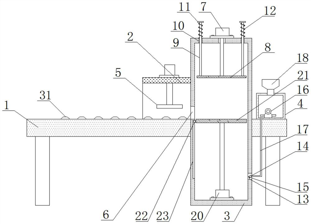 Flattening equipment for steel plate machining