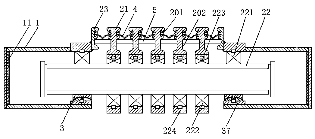 Highway bridge anti-seismic telescopic apparatus