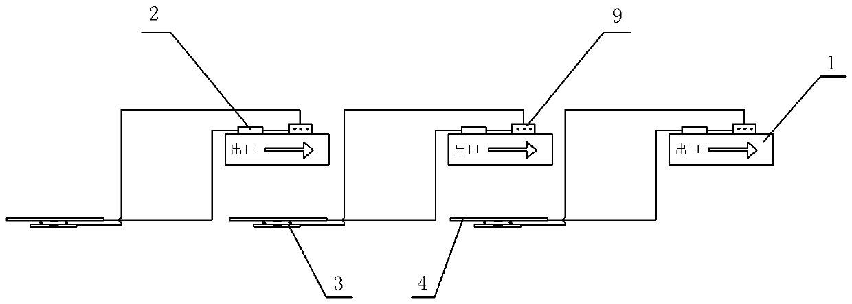 Installation method of fire emergency sign light