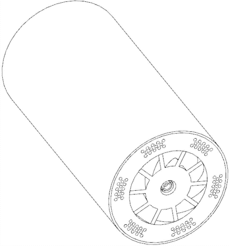 Rotatable dual-fuel nozzle used for chemical regenerative cycle