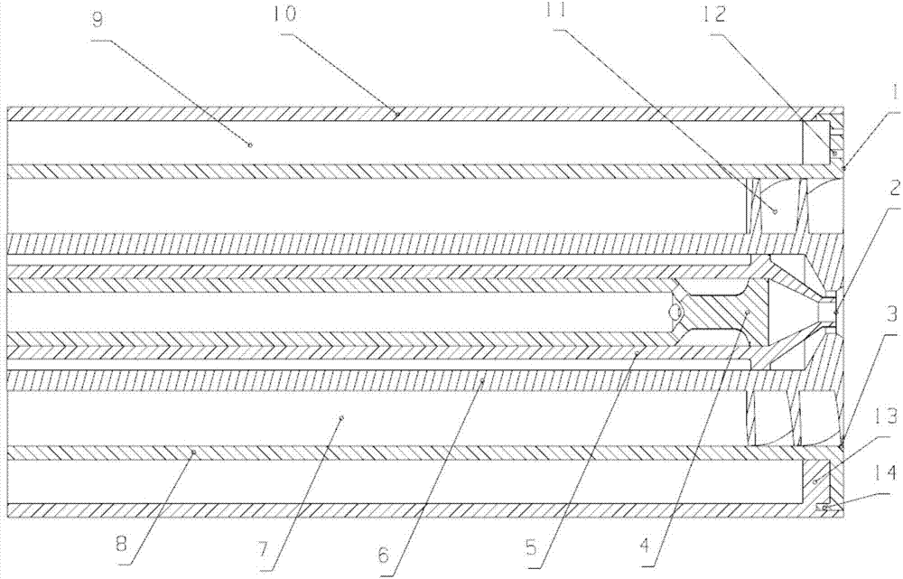 Rotatable dual-fuel nozzle used for chemical regenerative cycle