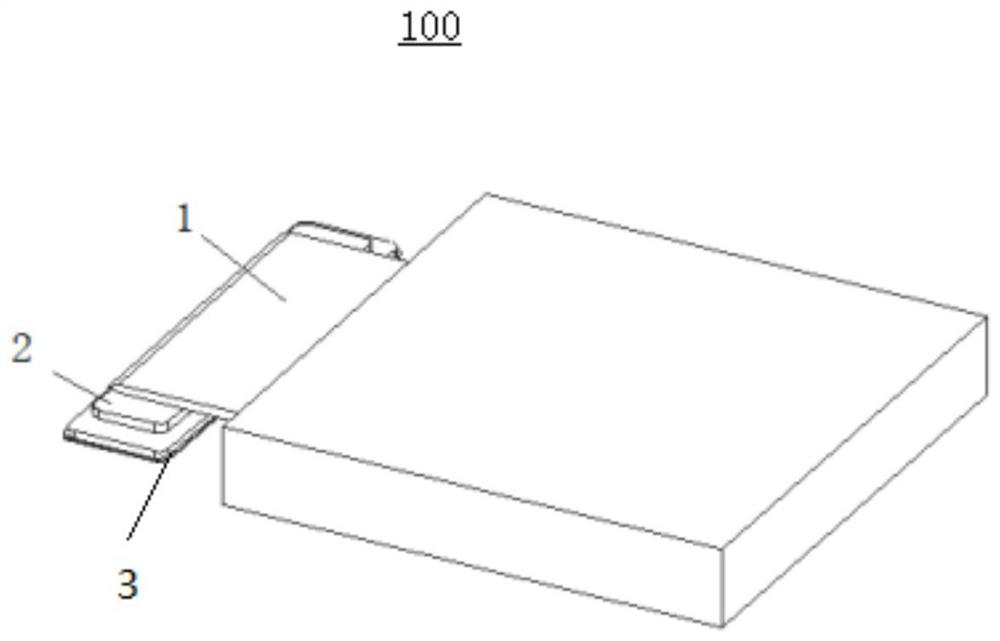 Welding method of tabs and cover plate and battery assembly