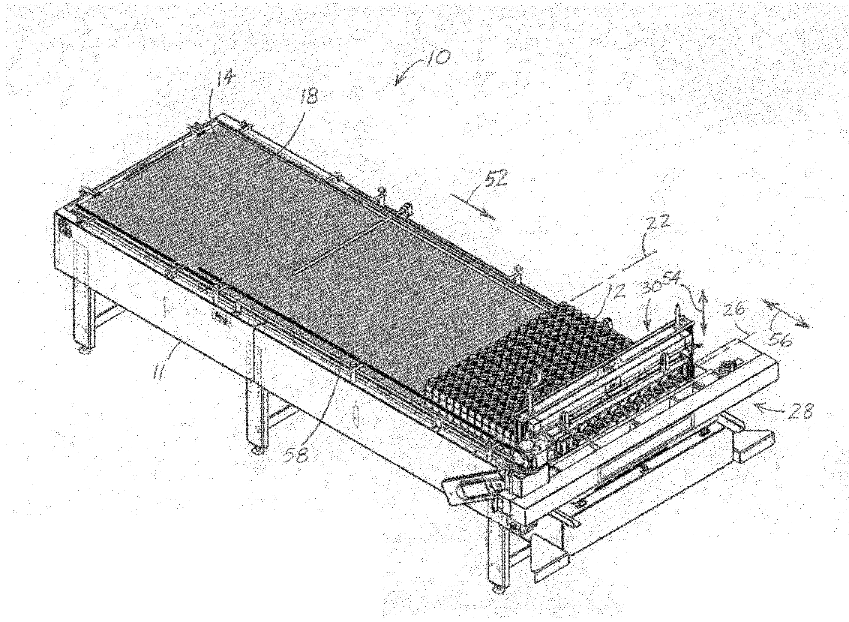 Apparatus and method for separating articles susceptible to cohesive grouping